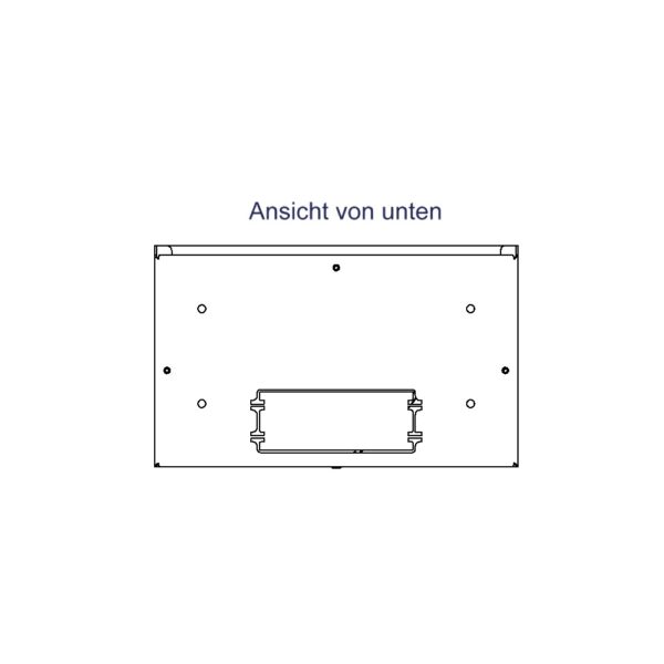 Produktbild MVT 150 083 SVZ  -  Aufputz Medienverteiler für 8 Keystone (19.4mm Ausschnitt)